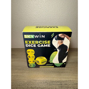 Skywin Workout Dice - Fun Exercise for Solo or Group Classes - 6 Sided NIB